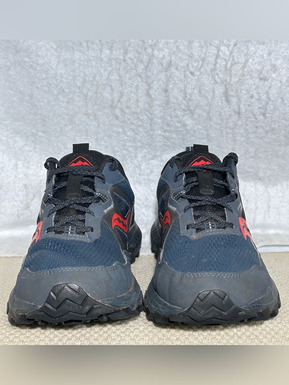 Saucony Excursion TR16 Mens Blue/Black Trail Running Sneakers Shoes SZ 12 Wide - Picture 3 of 11